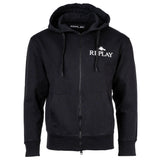 REPLAY Herren Sweatjacke - Zip-Jacke, Kapuze, Logo