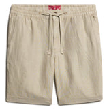 Superdry Herren Leinenshort - Merchant Linen Short, kurze Hose, Leinen, einfarbig