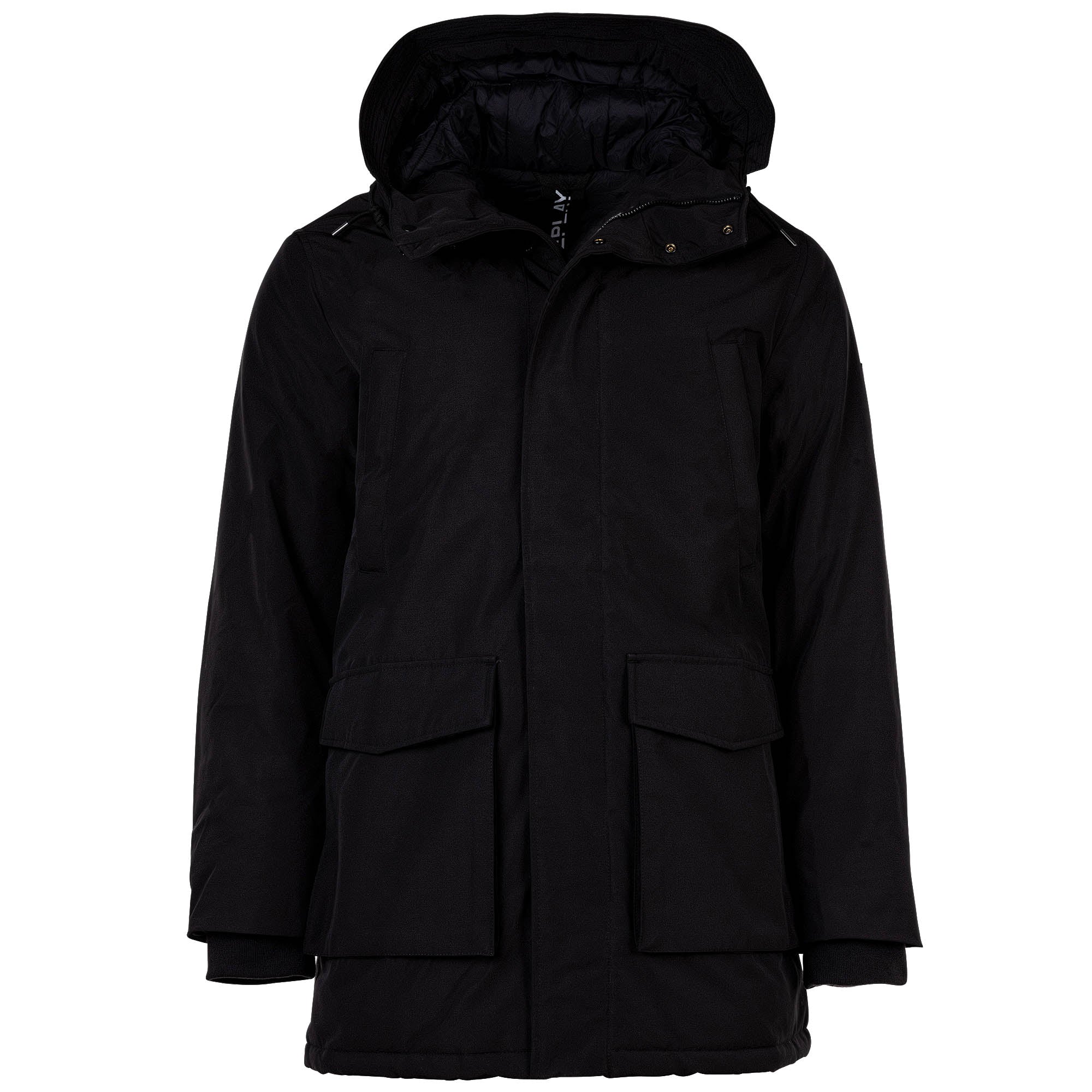 Replay Herren Parka - Jacke, gefüttert, 3-lagig, recycelte Materialien, Kapuze