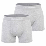 DOLCE & GABBANA Men's Boxer Shorts, 2-Pack - Regular Boxer, Stretch Cotton