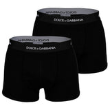 DOLCE & GABBANA men's boxer shorts, 2-pack - regular boxer, cotton