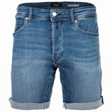 REPLAY Herren Jeansshorts - POWER, Stretch Denim, Bermuda Shorts, Tapered Fit