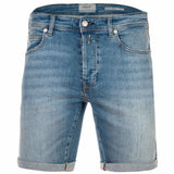 REPLAY Herren Jeansshorts - Super Stretch Denim, Tapered Fit
