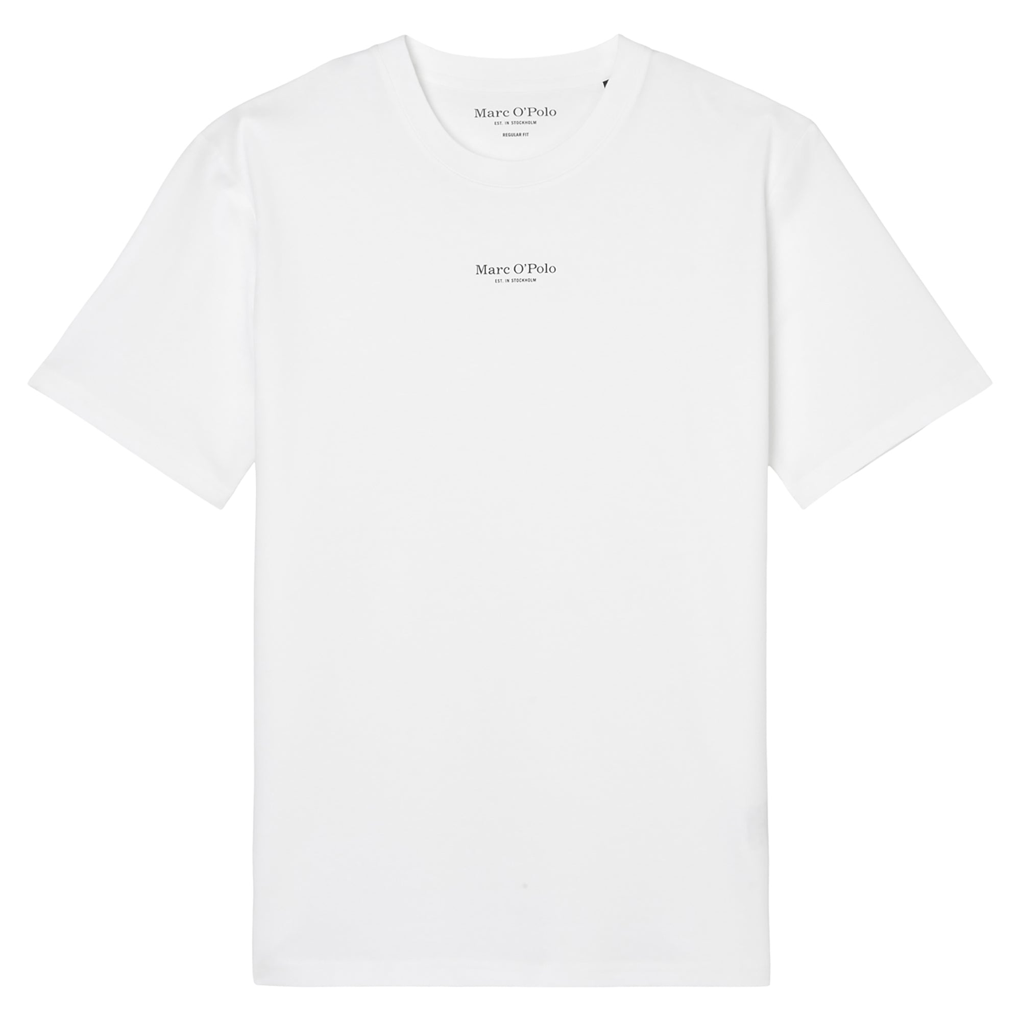 Marc O'Polo Men's T-shirt - Medium logo, regular fit, cotton, logo print, plain