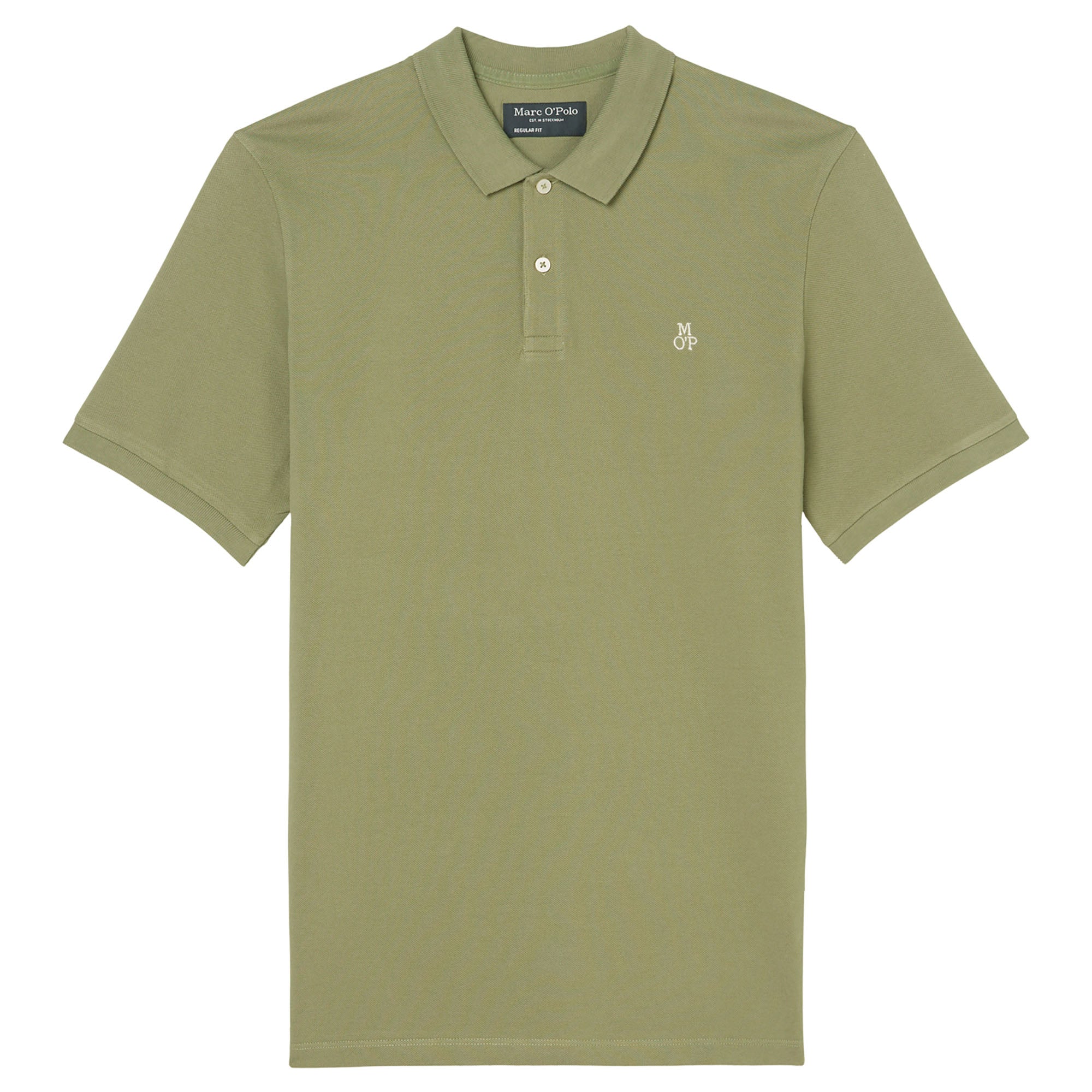 Marc O'Polo Herren Poloshirt, kurzarm - Small-Logo, Regular Fit, Cotton-Piqué