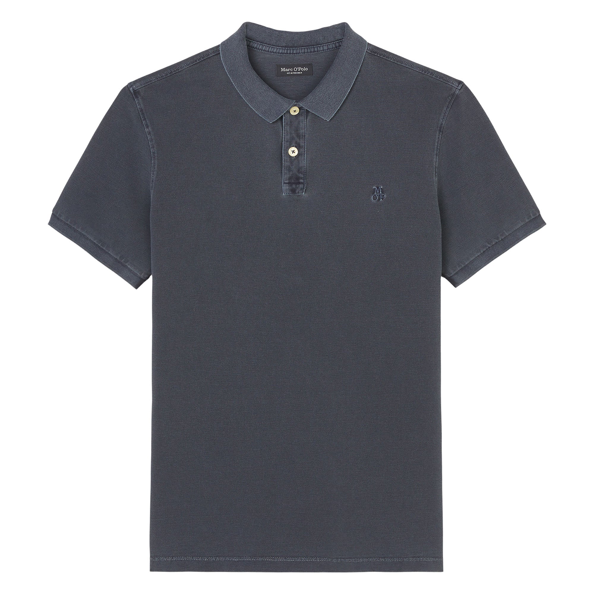 Marc O'Polo Herren Poloshirt, kurzarm - Small-Logo, Regular Fit, Piqué-Struktur