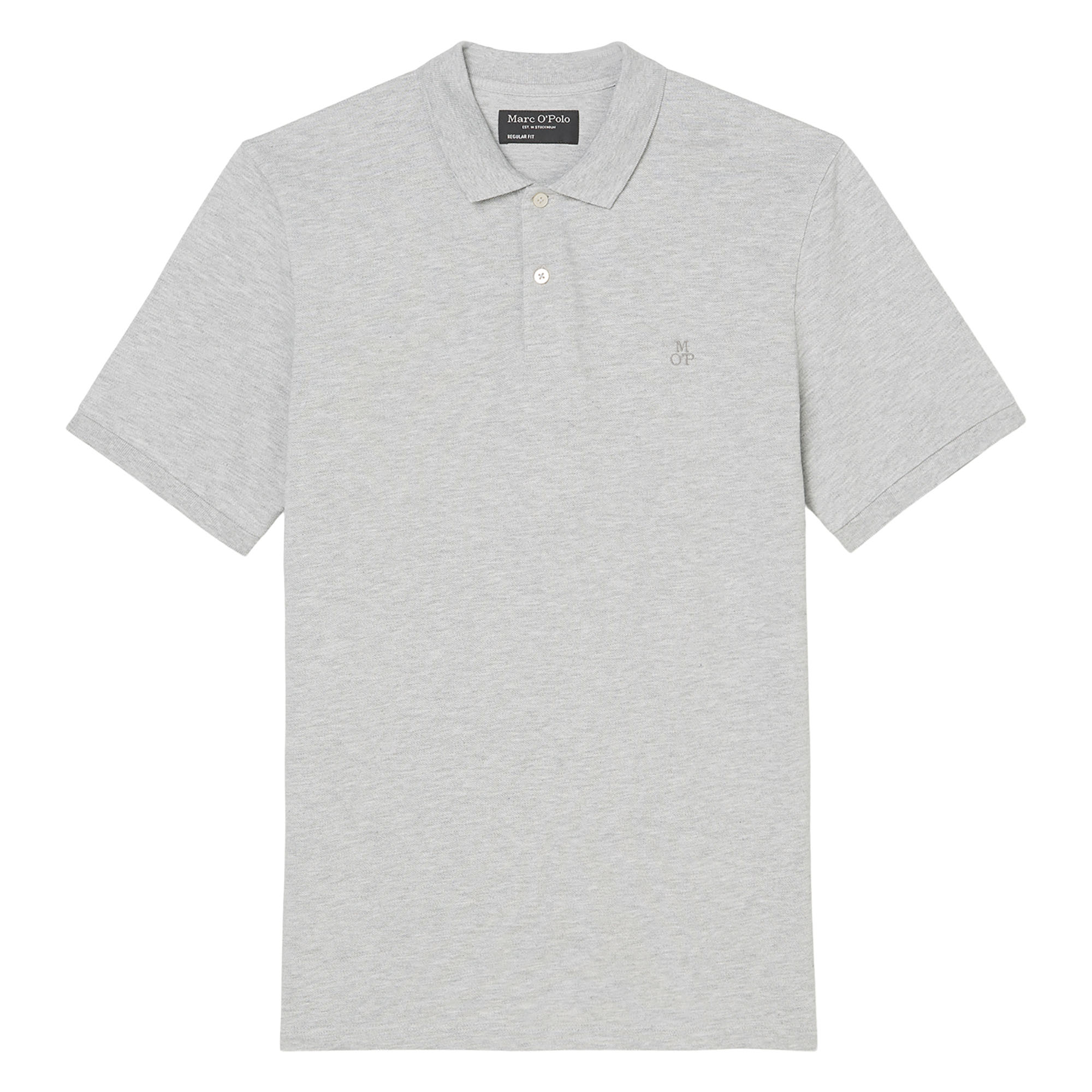 Marc O'Polo Herren Poloshirt, kurzarm - Small-Logo, Regular Fit, Cotton-Piqué