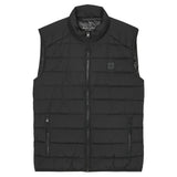 Marc O'Polo Herren Steppweste - Woven Outdoor Vest, Stehkragen, Zipper, uni