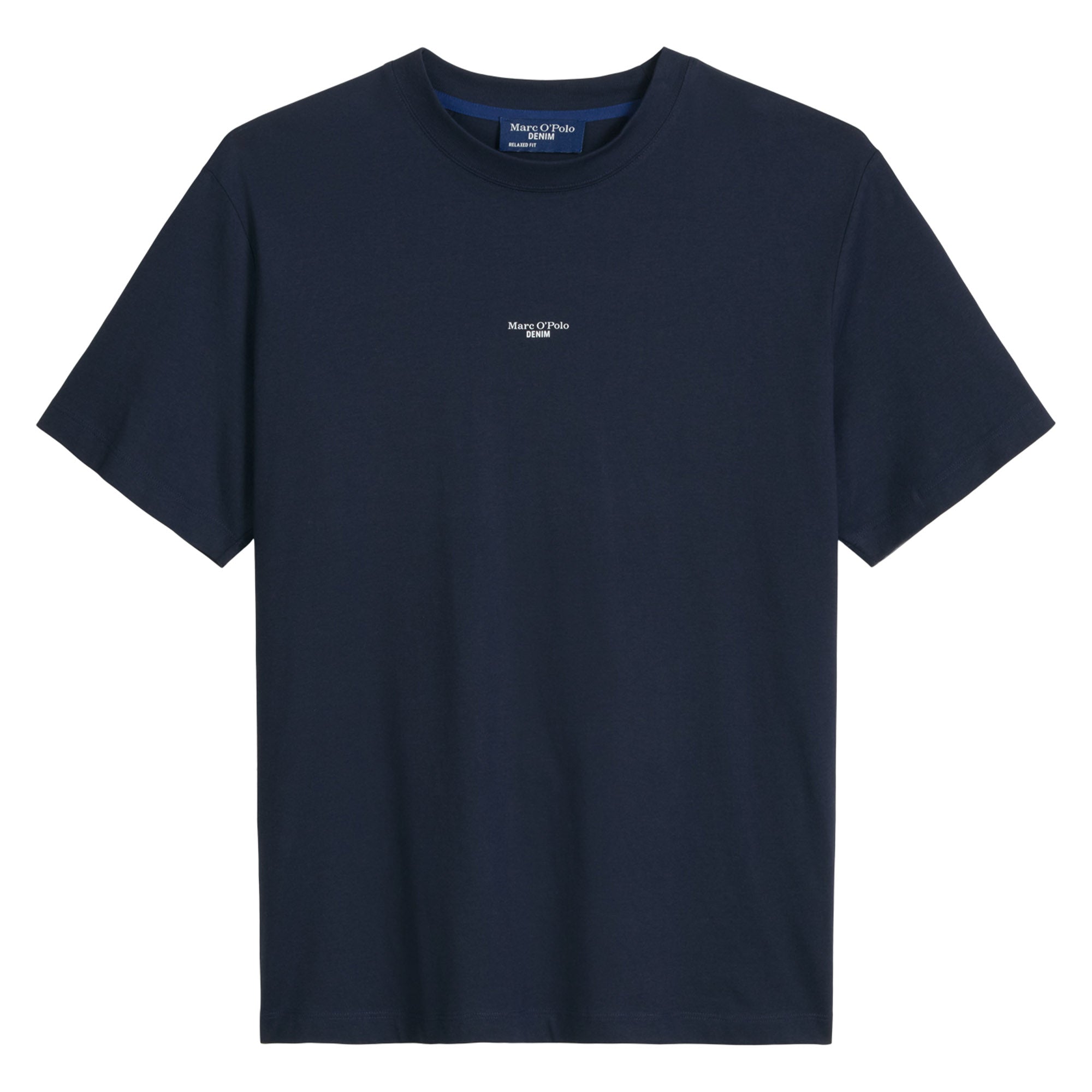 Marc O'Polo Denim Herren T-Shirt - Relaxed Fit, Baumwolle, Logo, einfarbig