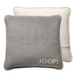 JOOP! Kissenhülle - MDF Melange Doubleface, Logo