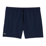 LACOSTE Herren Badeshorts - Swimshorts, Badehose, schnelltrocknend, Logo, uni