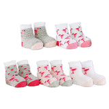 CUCAMELON Baby Socken, 5er Pack - Strumpf, Tiermotive, 0-1 Jahre, One Size