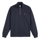 Levi's Herren Sweatshirt mit Zip-Kragen - Original Housemark 1/4 Zip, Stehkragen, Baumwolle