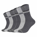 Mustang Herren Socken, 6er Pack - Casual Organic Cotton Socks, Crew Socken, uni