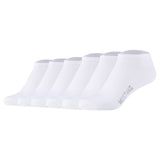 Mustang Damen Sneakersocken, 6er Pack - Casual Organic Cotton Sneaker, uni