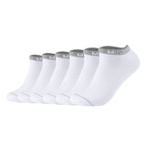 Mustang Herren Sneakersocken, 6er Pack - Casual Organic Cotton Sneaker, uni