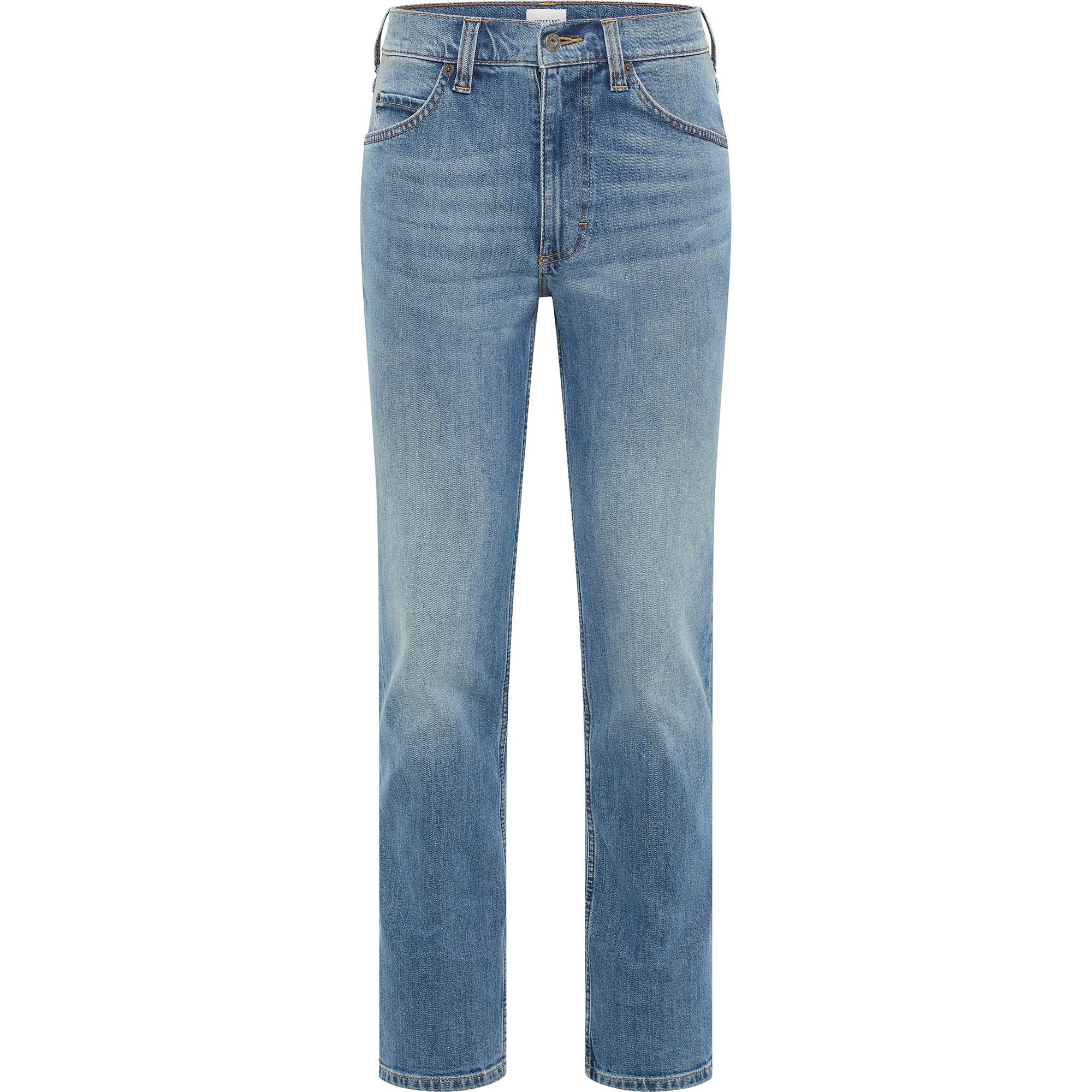 MUSTANG Men's Jeans - Tramper Straight, Comfort Stretch, Straight Leg, Medium Rise, Stretch Cotton, Length 32