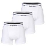 Calvin Klein Herren Boxershorts, 3er Pack - Relaxed Trunk, Icon Stretch, Logobund