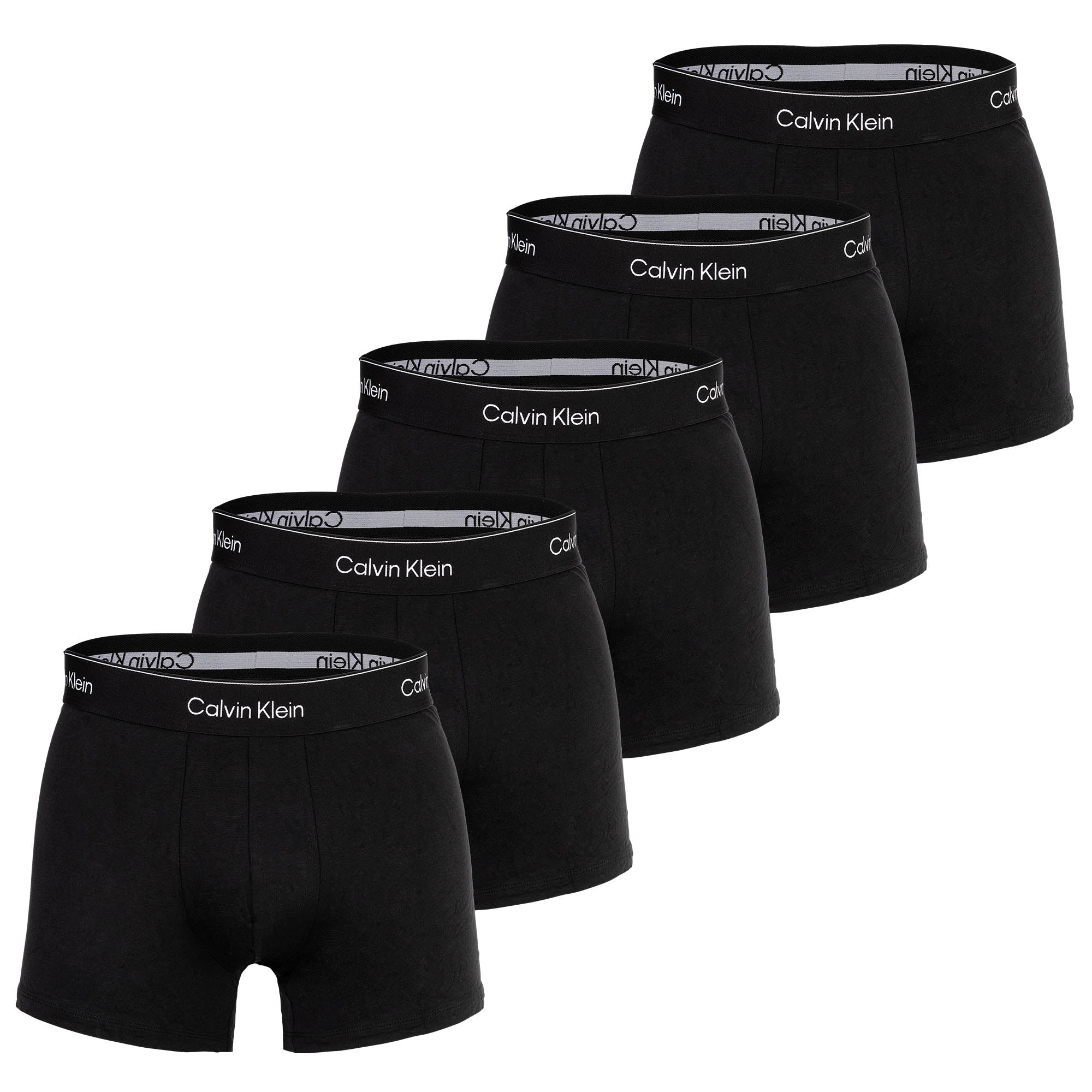 Calvin Klein men's boxer shorts, pack of 5 - trunks, Icon Stretch, logo waistband