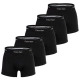 Calvin Klein Herren Boxershorts, 5er Pack - Trunks, Icon Stretch, Logobund