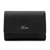 LACOSTE Damen Geldbörse - Compact Wallet, Kunstleder,11,5x22x1cm (HxLxB)