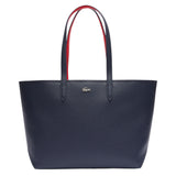 LACOSTE Damen Handtasche - Anna Petit Piqué Zipped Shopping Bag, 30x35x14cm (HxBxT)