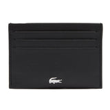 LACOSTE Herren Kreditkartenhülle, echtes Leder - Credit Card Holder, 7,5x11x1cm (HxLxB)