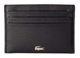 LACOSTE Herren Kreditkartenhülle, echtes Leder - Credit Card Holder, 7,5x11x1cm (HxLxB)