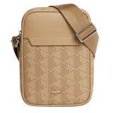 LACOSTE Herren Umhängetasche - The Blend Vertical Monogram Camera Bag, 21,5x16x5,5cm (HxBxT)
