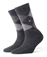 Burlington Damen Socken WHITBY - Kurzstrumpf, Rautenmuster, Onesize, 36-41