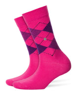 Burlington Damen Socken WHITBY - Kurzstrumpf, Rautenmuster, Onesize, 36-41