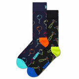 Happy Socks Unisex Socken, 2er Pack - Geschenkbox, Farbmix