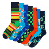 Happy Socks 7er Pack Unisex Socken - Geschenkbox, gemischte Farben