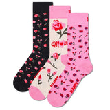 Happy Socks Damen Socken, 3er Pack - Mother´s Day, Geschenkbox, gemischte Farben