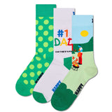 Happy Socks Herren Socken, 3er Pack - Father's Day, Geschenkbox, gemischte Farben