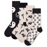 Happy Socks 4er Pack Unisex Socken - Geschenkbox, Classics, gemischte Farben