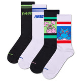 Happy Socks 4er Pack Unisex Socken - Geschenkbox, Classics, gemischte Farben