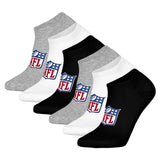 NFL Unisex Sneaker-Socken, 6er Pack - NFL Shield Sneaker Socks, Logo, Baumwollmischung