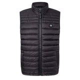 Pepe Jeans Herren Steppweste - BALLE GILLET, Nylon, Stehkragen, Taschen, einfarbig