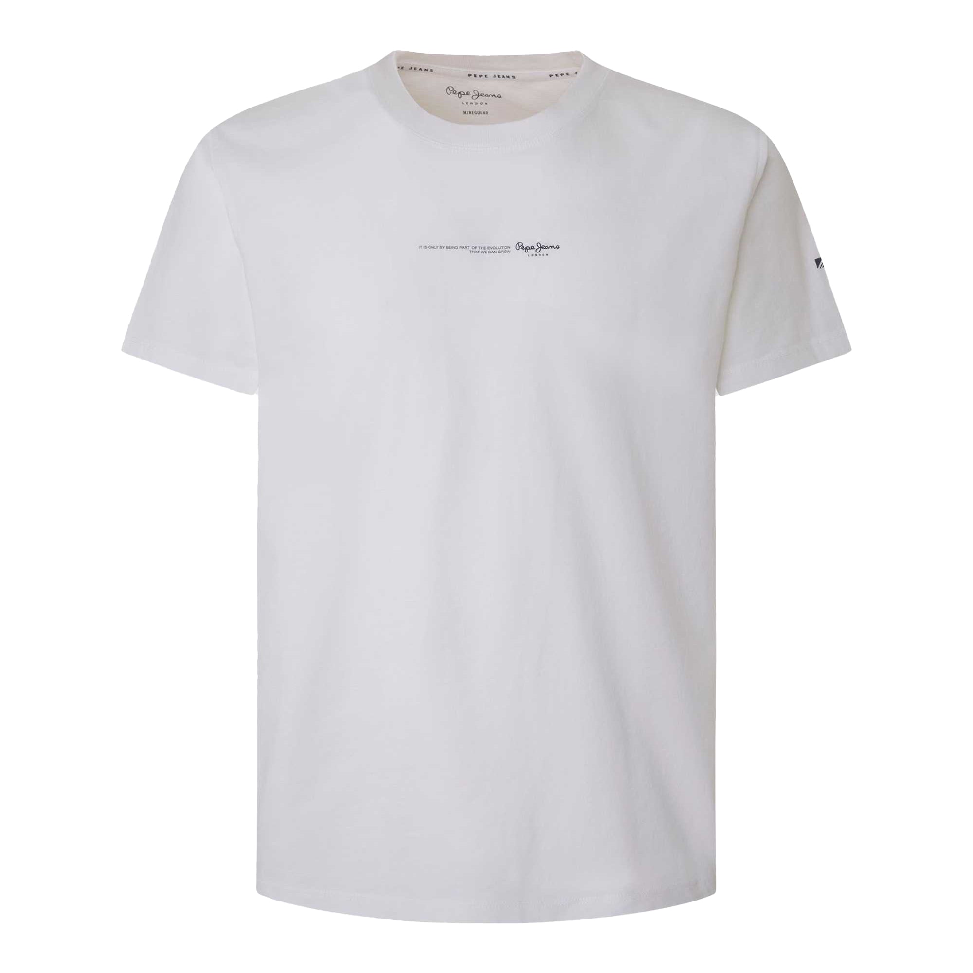 Pepe Jeans Herren T-Shirt - DAVID TEE, Rundhals, Kurzarm, Baumwolle, Logo, einfarbig