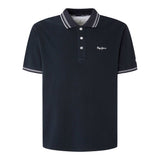 Pepe Jeans Herren Poloshirt - JETT, Kurzarm, Knopfleiste, Einfarbig