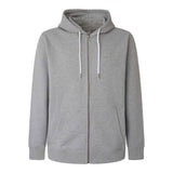 Pepe Jeans Men's Zipper Sweat Jacket - EDWARD ZIP, Jacket, Cotton, Zipper, Logo, Hood, solid color