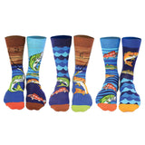 United Oddsocks Herren Socken, 6 Socken Pack - Strumpf, Mottomotive