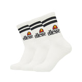 ellesse Unisex Sportsocken PULLO, 3 Paar - Tennissocken, Crew Socken, Logo