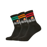 ellesse unisex sport socks PULLO, 3 pairs - tennis socks, crew socks, logo