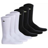 LACOSTE Unisex Socken, 6er Pack - Tennissocken, Baumwollmischung, einfarbig