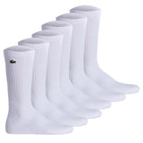 LACOSTE Unisex Socken, 6er Pack - Tennissocken, Baumwollmischung, einfarbig
