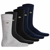 LACOSTE Herren Socken, 5er Pack - Baumwollmischung, einfarbig, Logo