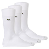 LACOSTE Men's Socks, 3-Pack - Socks, Business, Cotton Blend, Logo, Plain