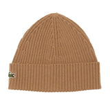 LACOSTE Unisex Mütze - Strickmütze, Beanie, Wolle, Logo-Patch, One Size